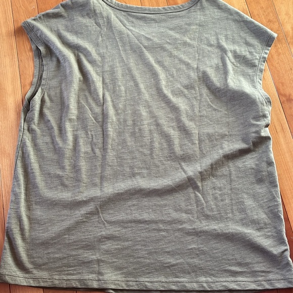 BR Factory M Fatigue Green Cap Sleeve Tee - Picture 3 of 5